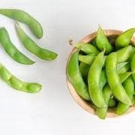 Kacang Edamame Beku IQF Asin Asin Warna Hijau Khas