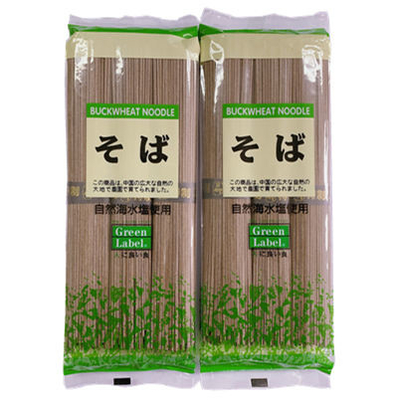 Kualitas Jepang 300g Mie Soba Kering Kosher Disetujui
