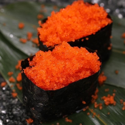 Masago Tobiko Capelin Fish Roe sushi telur ikan terbang Frozen Capelin