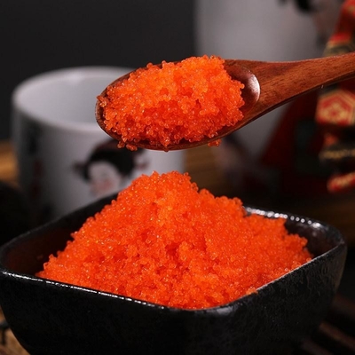 Masago Tobiko Capelin Fish Roe sushi telur ikan terbang Frozen Capelin