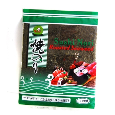 10 Lembar Organik Nori Rumput Laut Kosher Panggang Nori Alga Untuk Sushi Roll