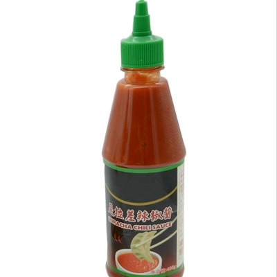 Simpan Botol Plastik Cabai Bubuk Saus Pedas Panas 482g * 12botol