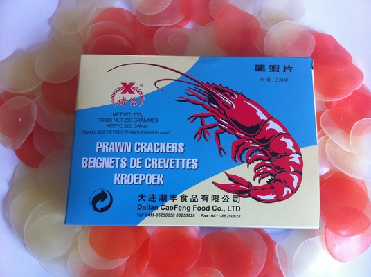 200g Kerupuk Udang Cina Snack Berwarna Merah Putih Keripik Udang Berwarna