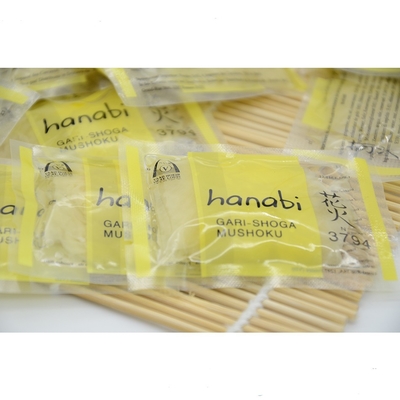 HACCP Takeaway Irisan 10g Acar Sushi Jahe Dalam Cuka Manis