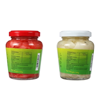 Sushi Jahe Acar Organik Segar Diiris Dan Strip 160g / Botol