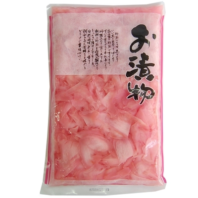 Chinese Red Salted Asin Sushi Ginger 1.01kg Untuk Produk Sushi