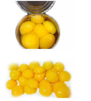Buah Instan Persik Kuning Kalengan Dalam Sirup Ringan 425g 820g