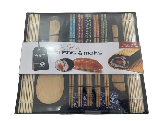 Bamboo Sushi Rolling Kit Kit Pembuatan Sushi Jepang DIY Lengkap