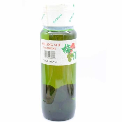 Sake Pedas Putih 720ml Anggur Jepang OEM Alkohol Rendah Anggur Plum