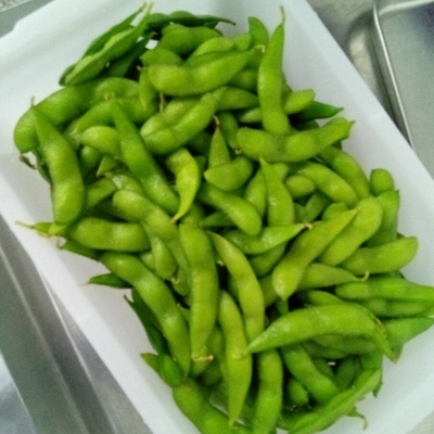 Kacang Edamame Beku 6cm Mukimame IQF Dikupas Edamame Dalam Pod