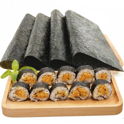 B Grade Japanese 100 Lembar Panggang Rumput Laut Yaki Sushi Nori Dark Green Crispy